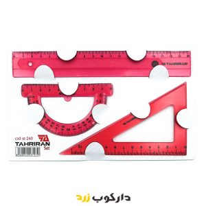 ست خط کش 3 تکه تحریران