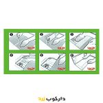 جلد آماده چسبی تاپ رول Toproll بسته 10 برگی